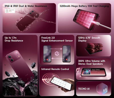 Tecno Spark 50C 4GB/128GB - overview 1