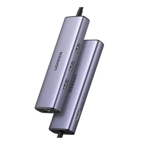 UGREEN 6-in-1 USB-C To 100W PD + 3xUSB 3.0 + 4K 30Hz HDMI + Ethernet (15598) | USB-C Hub