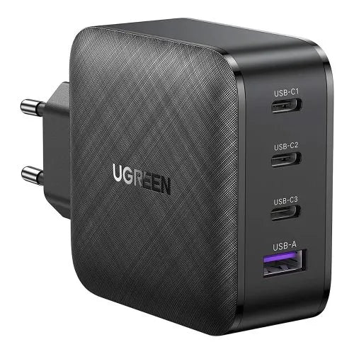 UGREEN Quatro 3xUSB-C 1xUSB (PD 65W/QC4.0/GaN) | Fast Charger