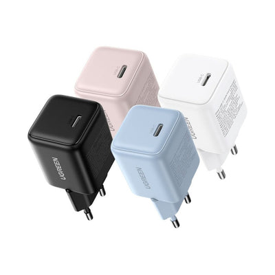 UGREEN 20W GaN USB-C Wall Charger with PD3.0 & QC4.0+ - Black