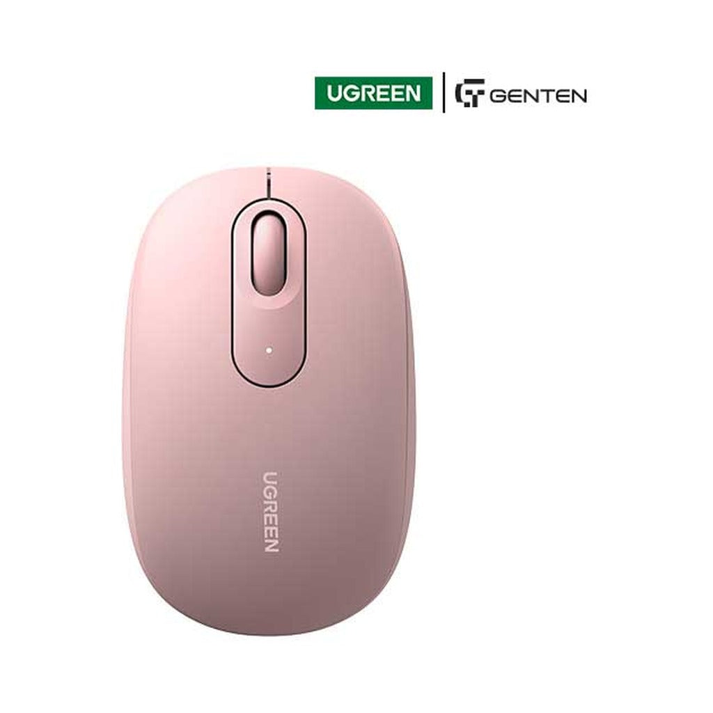 UGREEN 2.4GHz Wireless Mouse 2400 DPI with Silent Click - Cherry Pink
