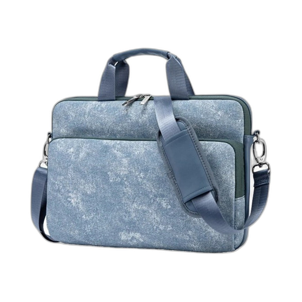 Kinmac 3-Way Convertible Laptop Bag with 360° Protection - Denim