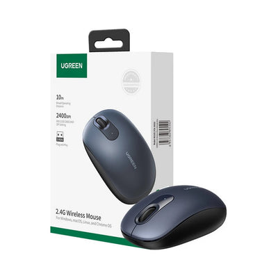 UGREEN 2.4GHz Wireless Mouse 2400 DPI with Silent Click - Midnight Blue