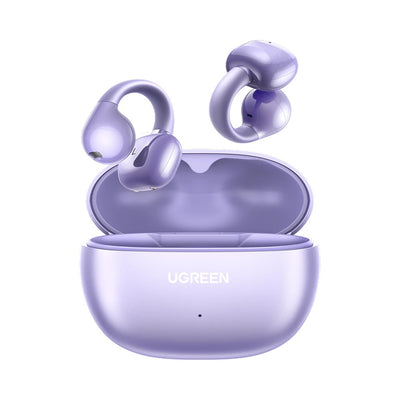 UGREEN HiTune S3 Open-Ear Clip True Wireless Earbuds with AI Noise Cancellation - Purple