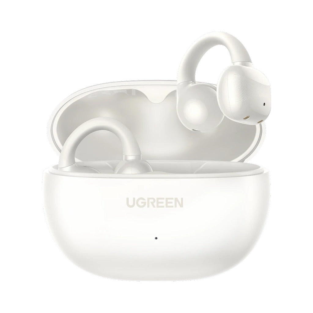 UGREEN HiTune S3 Open-Ear Clip True Wireless Earbuds with AI Noise Cancellation - White