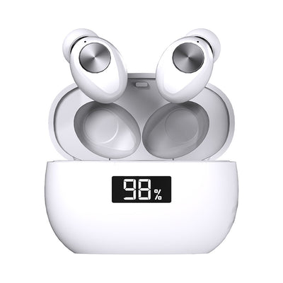 Fantech TW14 Wave 14 Bluetooth 5.3 Wireless Earbuds, 24 Hours Playtime - White