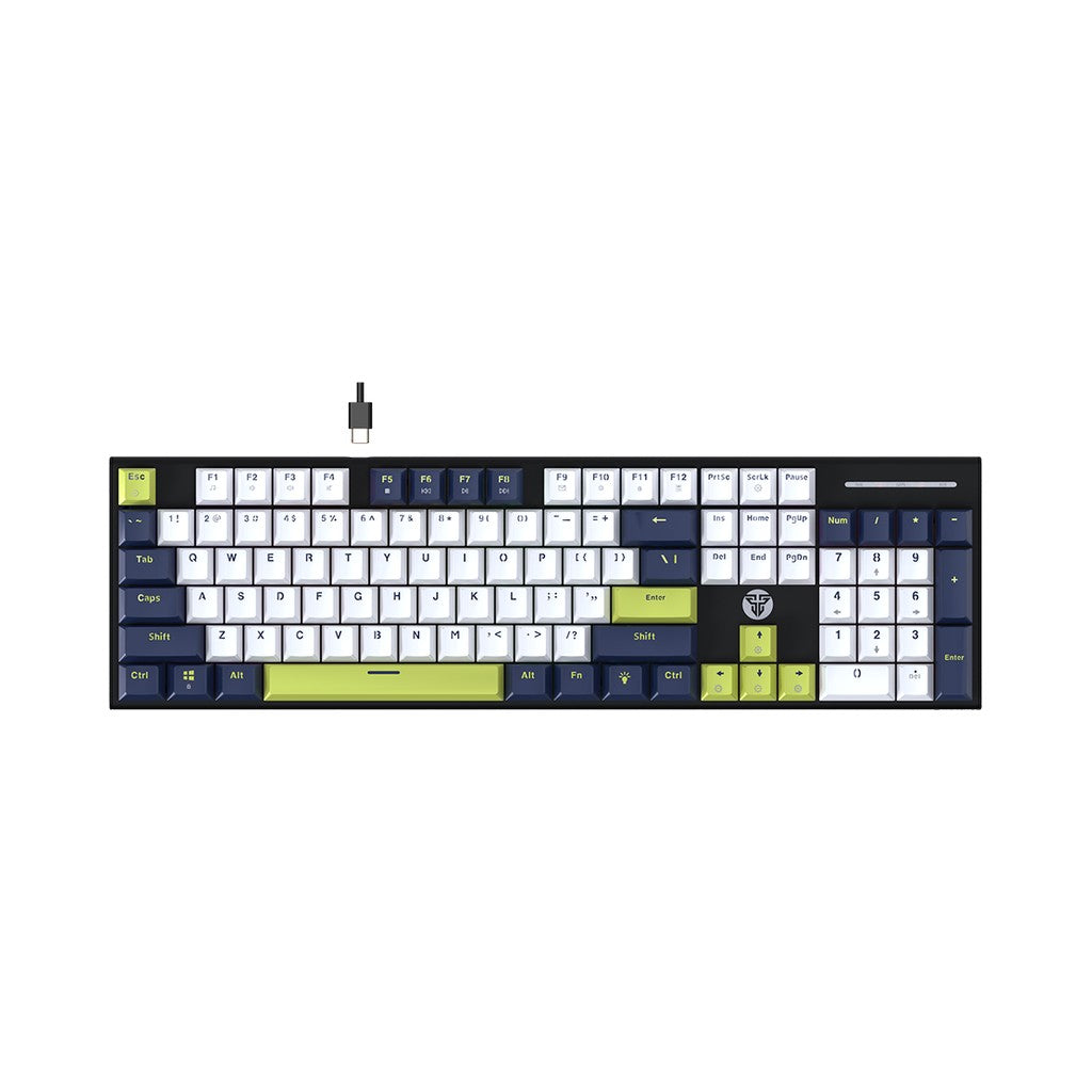 Fantech MK878S ATOM104S 95% Hot-Swappable Mechanical Keyboard - White