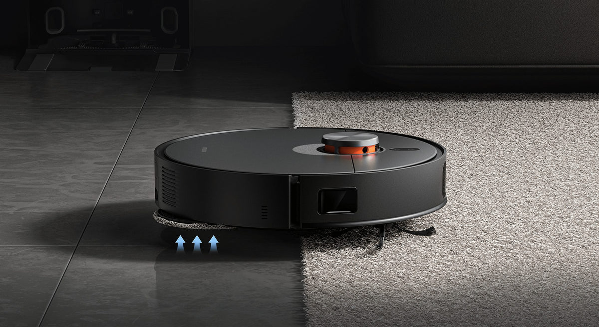 Xiaomi Robot Vacuum X20 Max - Mops lift 10mm on carpet.