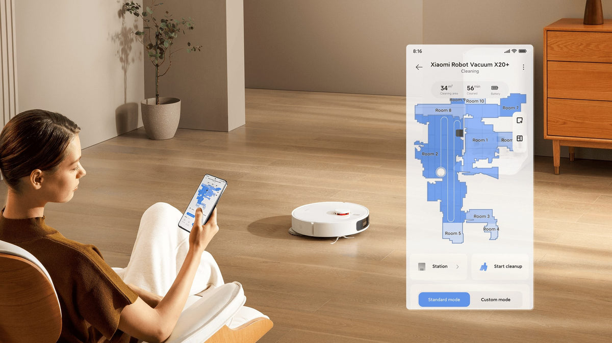 Xiaomi Robot Vacuum X20+ - Clean from anywhere.