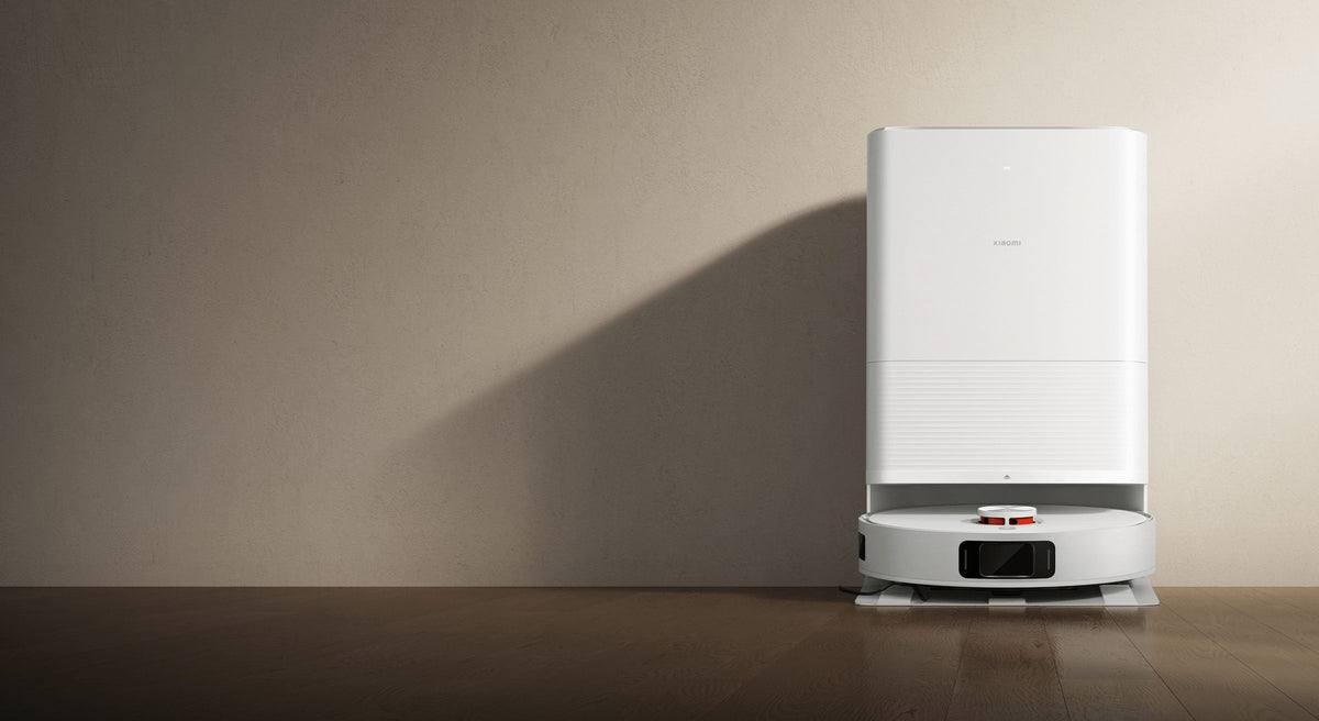 Xiaomi Robot Vacuum X20 Pro in its Omni station