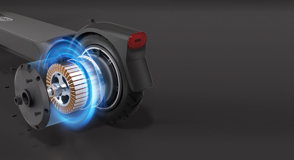 Xiaomi Electric Scooter 5 Pro - Rear-wheel drive. 1000 W peak.