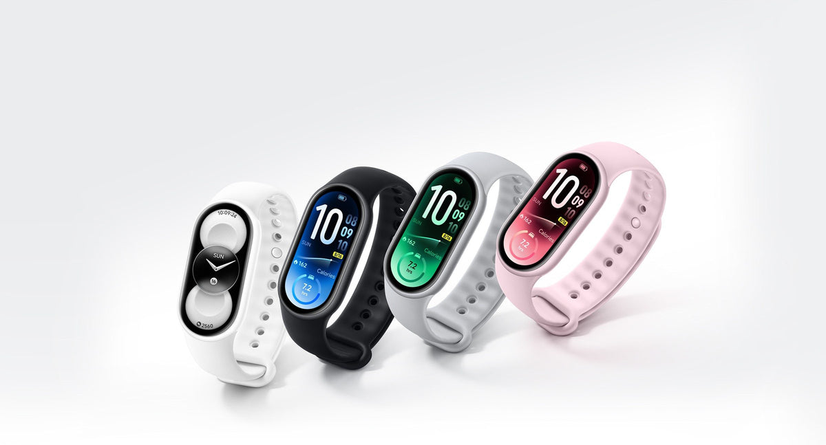 Xiaomi Smart Band 11 in all four colours