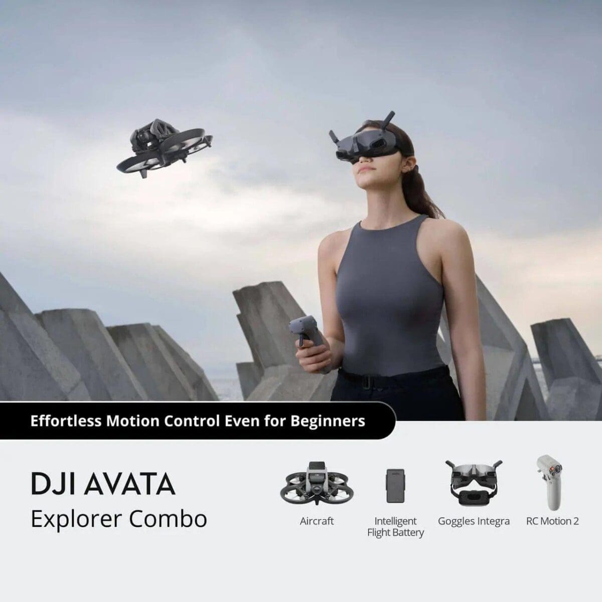 DJI Avata Explorer Combo (First-Person View Quadcopter with 4K Video)