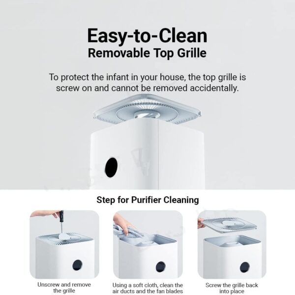 Xiaomi Smart Air Purifier 4 Pro (Covers Up To 60sqm, OLED Touch Screen Display, Mi Home App, Works With Alexa)