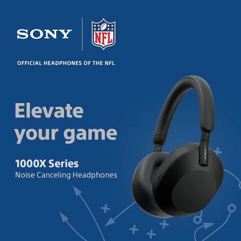 Sony WH-1000XM5 (The Best Selling Wireless Noise Canceling Headphones, Auto NC Optimizer, 30-Hour Battery, Voice Control)