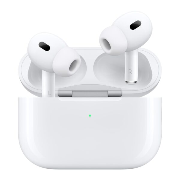 Apple AirPods Pro (2nd Generation Wireless Earbuds, Active Noise Cancellation, Hearing Aid, Transparency, Spatial Audio, Hi-Fi, USB-C Charging)