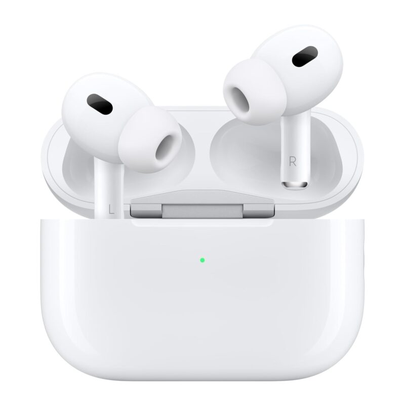 Apple AirPods Pro (2nd Generation Wireless Earbuds, Active Noise Cancellation, Hearing Aid, Transparency, Spatial Audio, Hi-Fi, USB-C Charging)