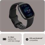 Fitbit Versa 4 (Fitness Smartwatch with Daily Readiness, GPS, 24/7 Heart Rate, 40+ Exercise Modes, Sleep Tracking)