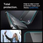 Spigen – Tempered Glass [GlassTR EZ FIT] – Apple iPhone 15 Pro Max Screen Protector