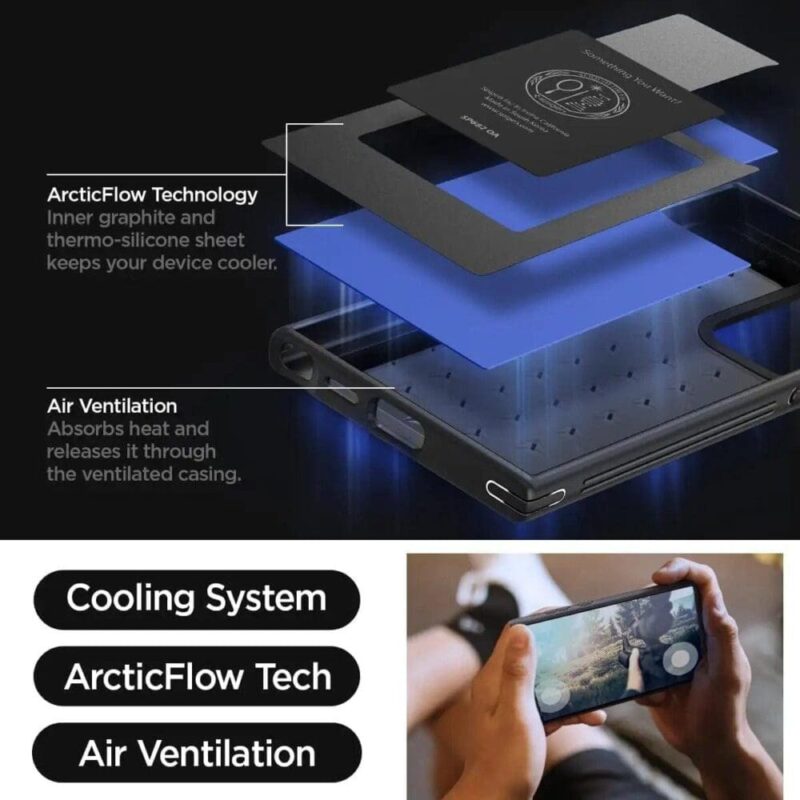 Spigen – Cryo Armor – Samsung Galaxy S24 Ultra Case