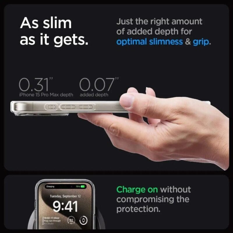 Spigen – Ultra Hybrid MagFit – Apple iPhone 15 Pro Max