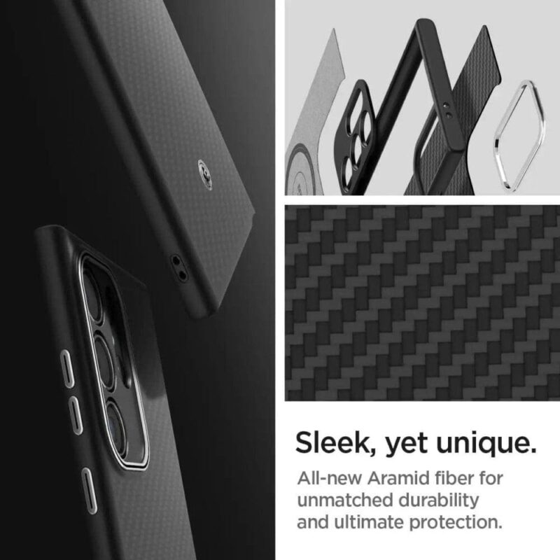 Spigen – Enzo Aramid – Samsung Galaxy S24 Ultra