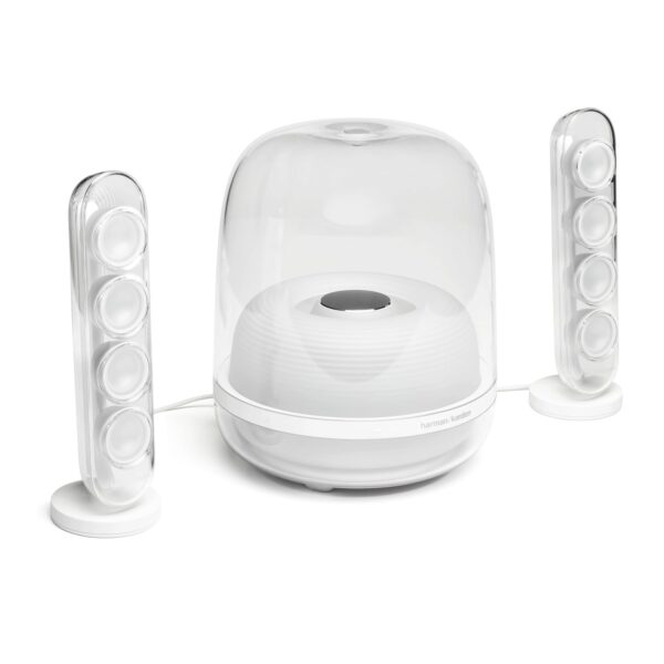 Harman Kardon Soundsticks 4 (2.1 Bluetooth Speaker System with Deep Bass and Inspiring Industrial Design)