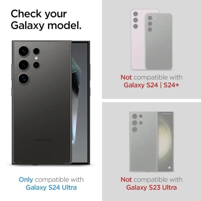 Spigen – Tempered Glass [GlassTR EZ FIT] – Samsung Galaxy S24 Ultra Screen Protector