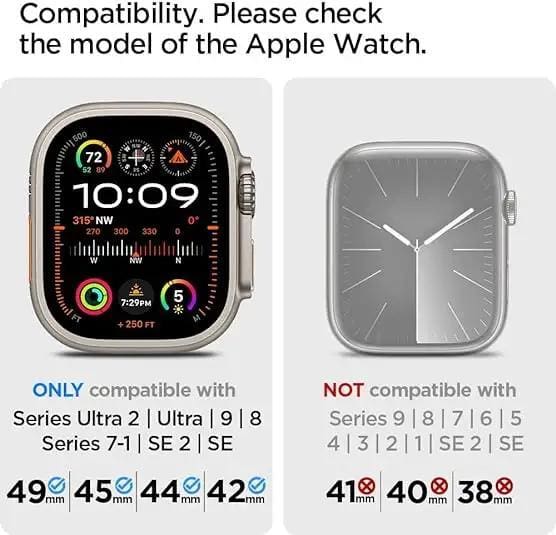 Spigen Lite Fit Ultra Band For Apple Watch 42/44/45/49mm