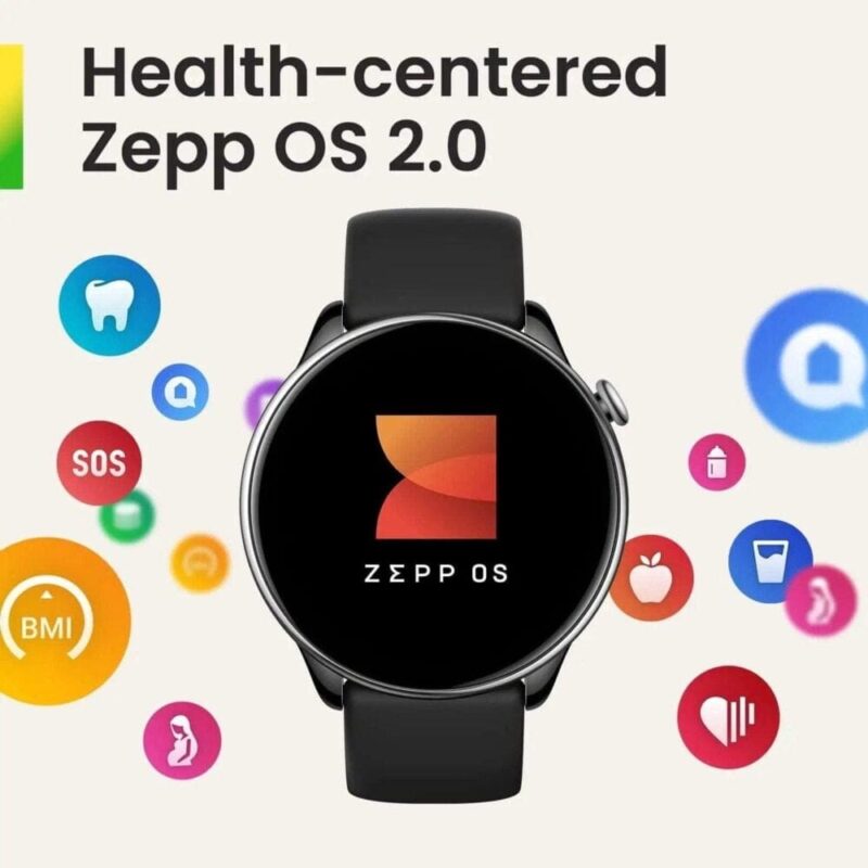 Amazfit GTR Mini (43mm, 14-Day Battery Life, GPS, AI Fitness App, Heart Rate & Health Monitoring, Activity Tracker, Android/iOS Compatible)