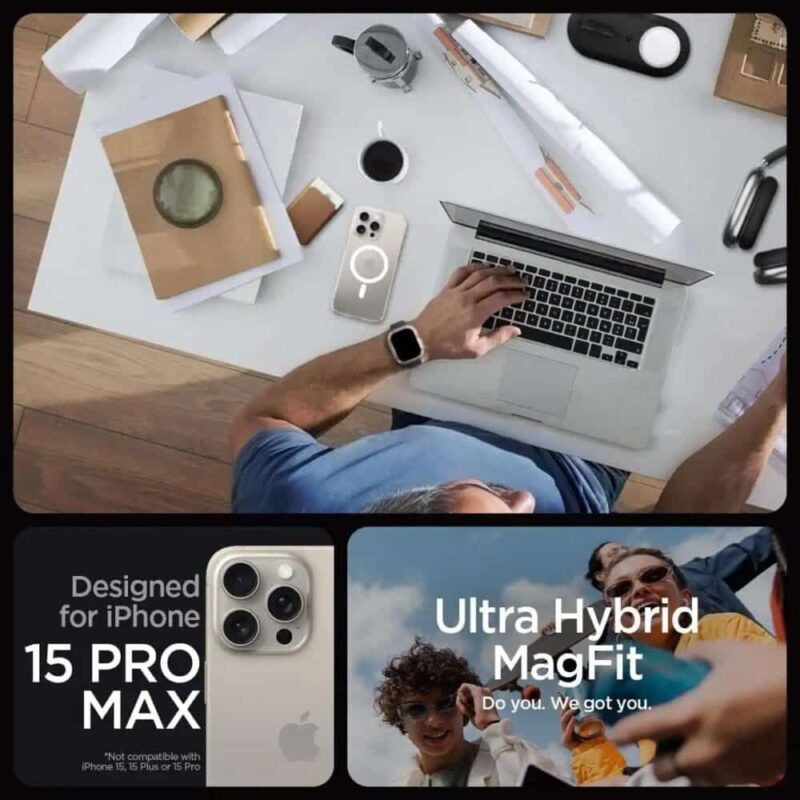 Spigen – Ultra Hybrid MagFit – Apple iPhone 15 Pro Max
