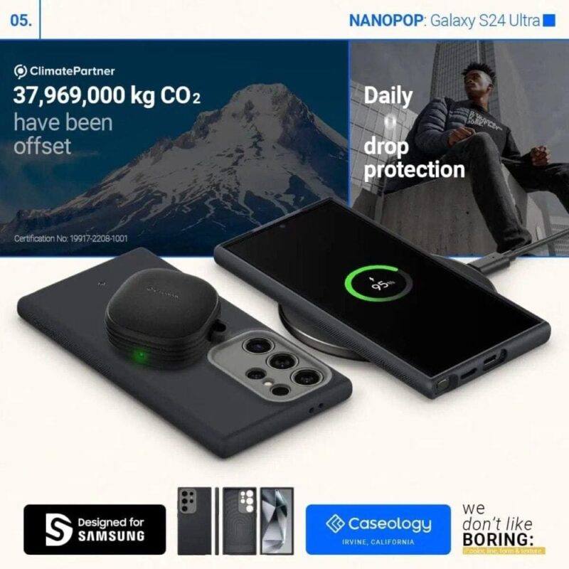 Caseology – Nano Pop Case – Samsung Galaxy S24 Ultra Case