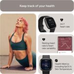 Fitbit Versa 4 (Fitness Smartwatch with Daily Readiness, GPS, 24/7 Heart Rate, 40+ Exercise Modes, Sleep Tracking)