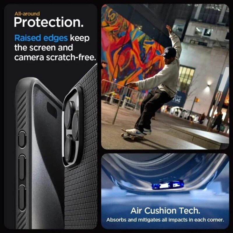 Spigen – Liquid Air Armor – Apple iPhone 15 Pro