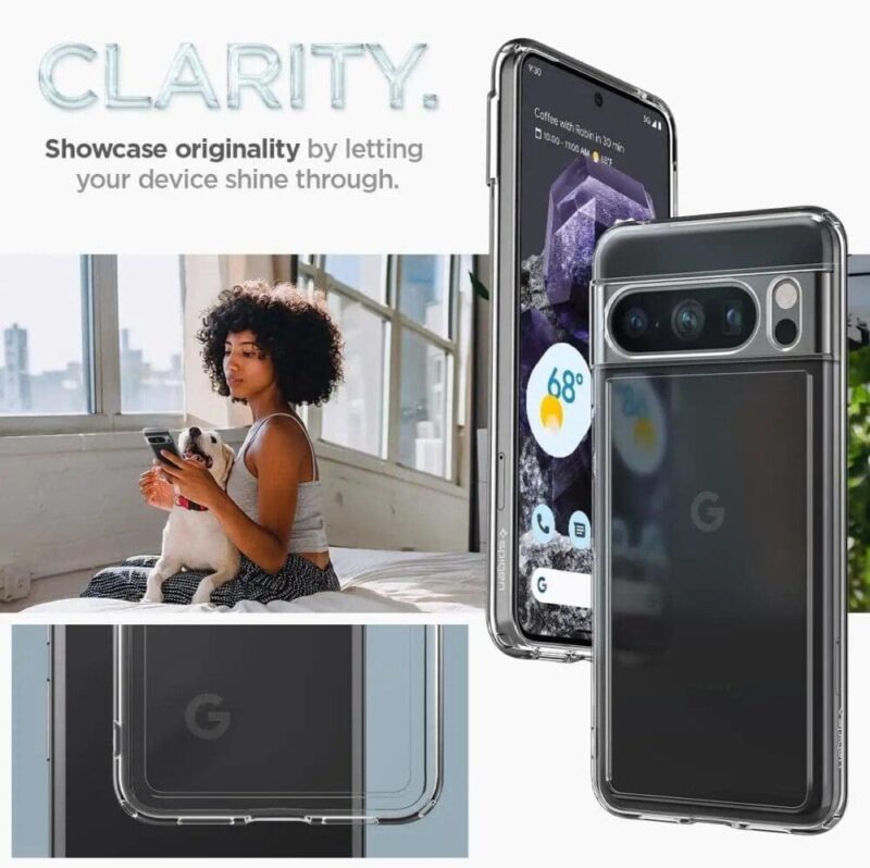 Spigen – Ultra Hybrid – Crystal Clear – Google Pixel 8 Pro Case