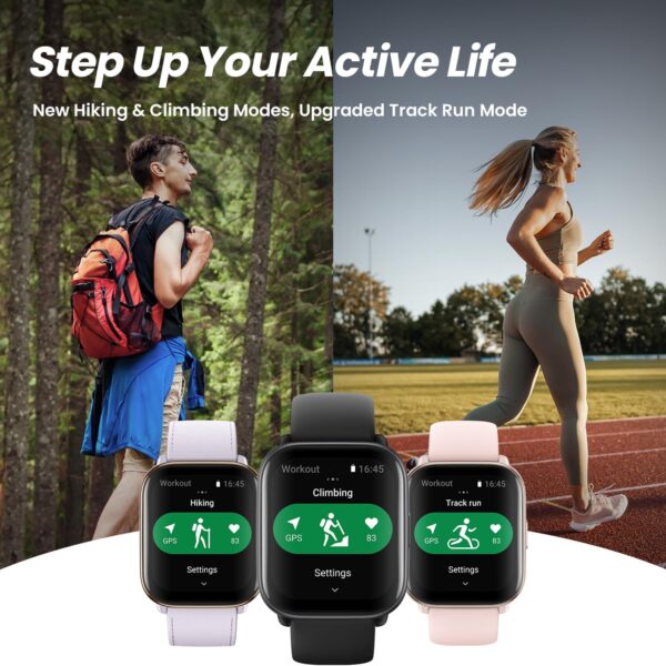 Amazfit Active (42mm Smartwatch, AI Fitness Tracker & Sleep Coach, GPS, Built-In Assistant, 14-Day Battery, 120+ Sports Modes, Android/iOS Compatible)