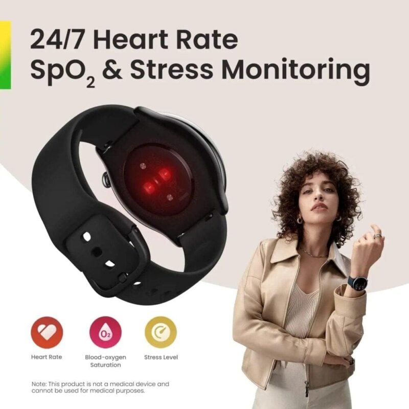 Amazfit GTR Mini (43mm, 14-Day Battery Life, GPS, AI Fitness App, Heart Rate & Health Monitoring, Activity Tracker, Android/iOS Compatible)