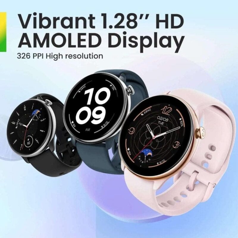 Amazfit GTR Mini (43mm, 14-Day Battery Life, GPS, AI Fitness App, Heart Rate & Health Monitoring, Activity Tracker, Android/iOS Compatible)