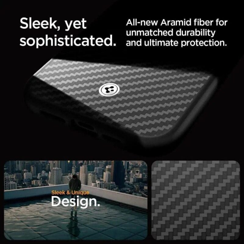 Spigen – Enzo Aramid – Apple iPhone 15 Pro
