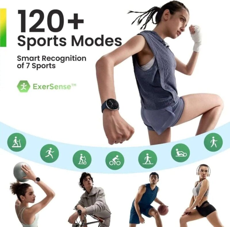 Amazfit GTR Mini (43mm, 14-Day Battery Life, GPS, AI Fitness App, Heart Rate & Health Monitoring, Activity Tracker, Android/iOS Compatible)