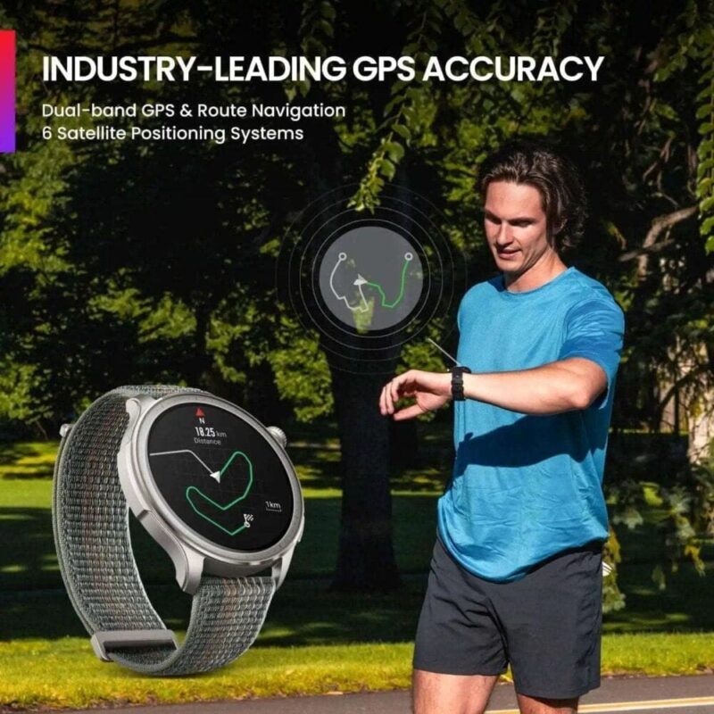 Amazfit Balance (47mm Smart Watch, Tracker & Health Analysis, Sleep Recovery, GPS, Built-In Assistant, Bluetooth Calls, Android/iOS Compatible)