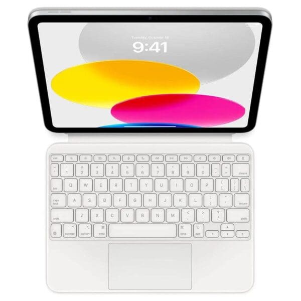 Magic Keyboard Folio for iPad (10th Generation) – Arabic   – White (MQDP3AB/A)