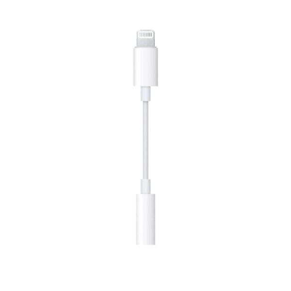 Apple Lightning Headphone Jack Adapter  – White (MMX62)