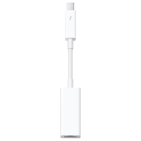 Apple Thunderbolt to Gigabit Ethernet Adapter  – White (MD463)