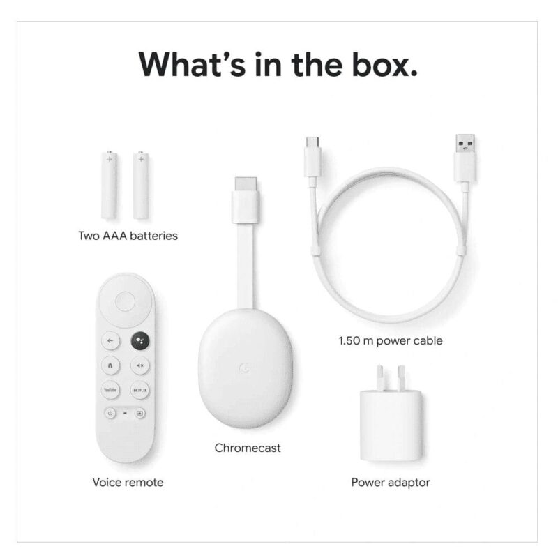 Google Chromecast 4K with Google TV