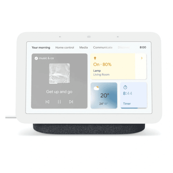 Google Nest Hub 2nd Generation 7 Inch Smart Display  Chalk