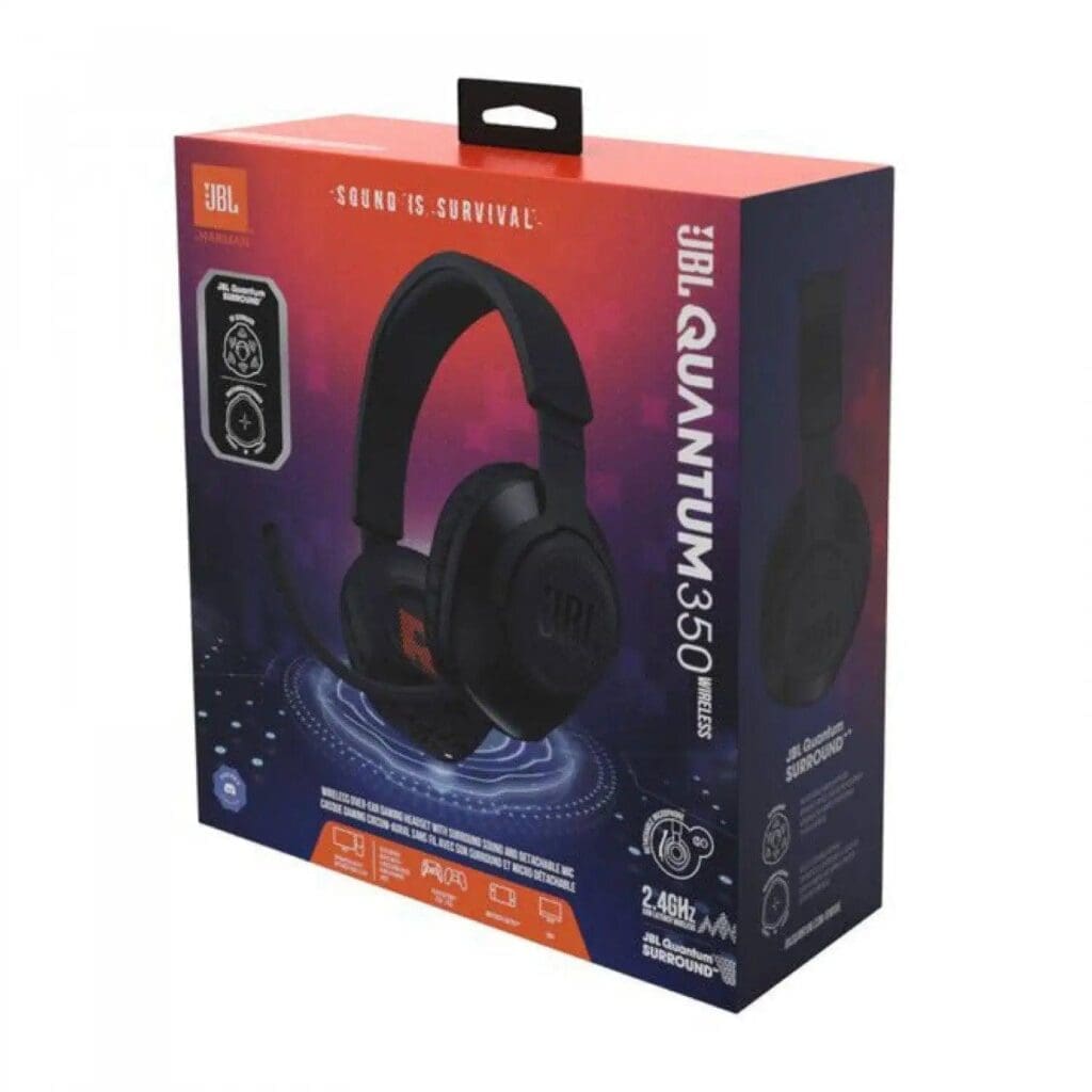 JBL QUANTUM 350 Wired Over-Ear Gaming Headphone