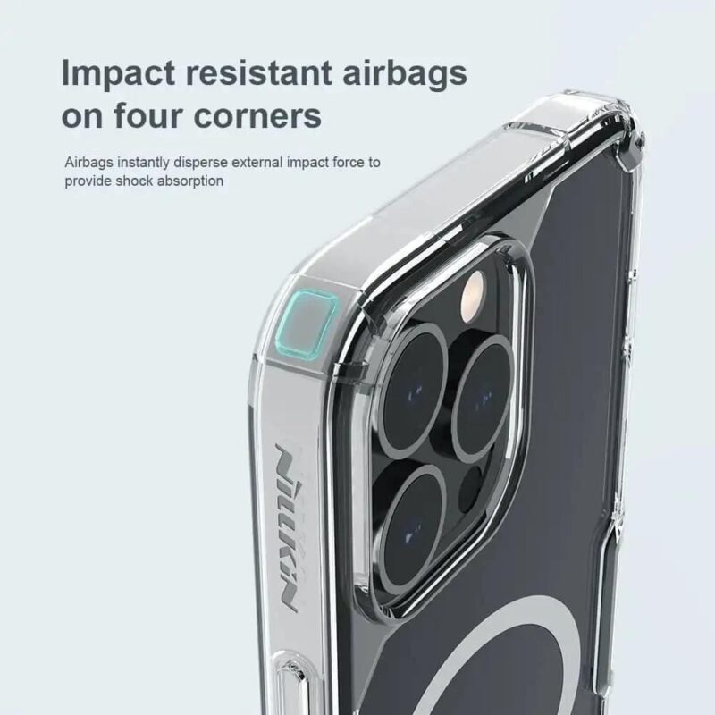 Nillkin Nature TPU Pro Magnetic Clear Case for Apple iPhone 15 Pro