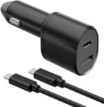 Samsung Dual Ports Car Charger 15W with Type-C 45W Port – Black