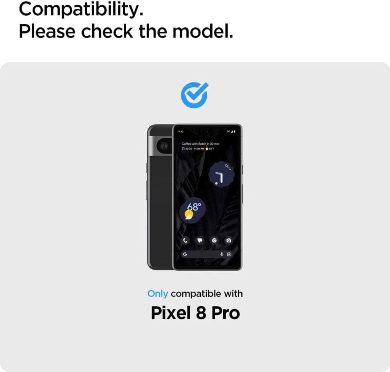 Spigen – Tempered Glass [GlasTR AlignMaster] – Google Pixel 8 Pro Screen Protector